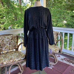Vintage 90’s Silk Peplum Dress